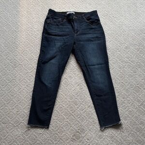 Wit & Wisdom Dark Charlotte Ankle Crop Jeans